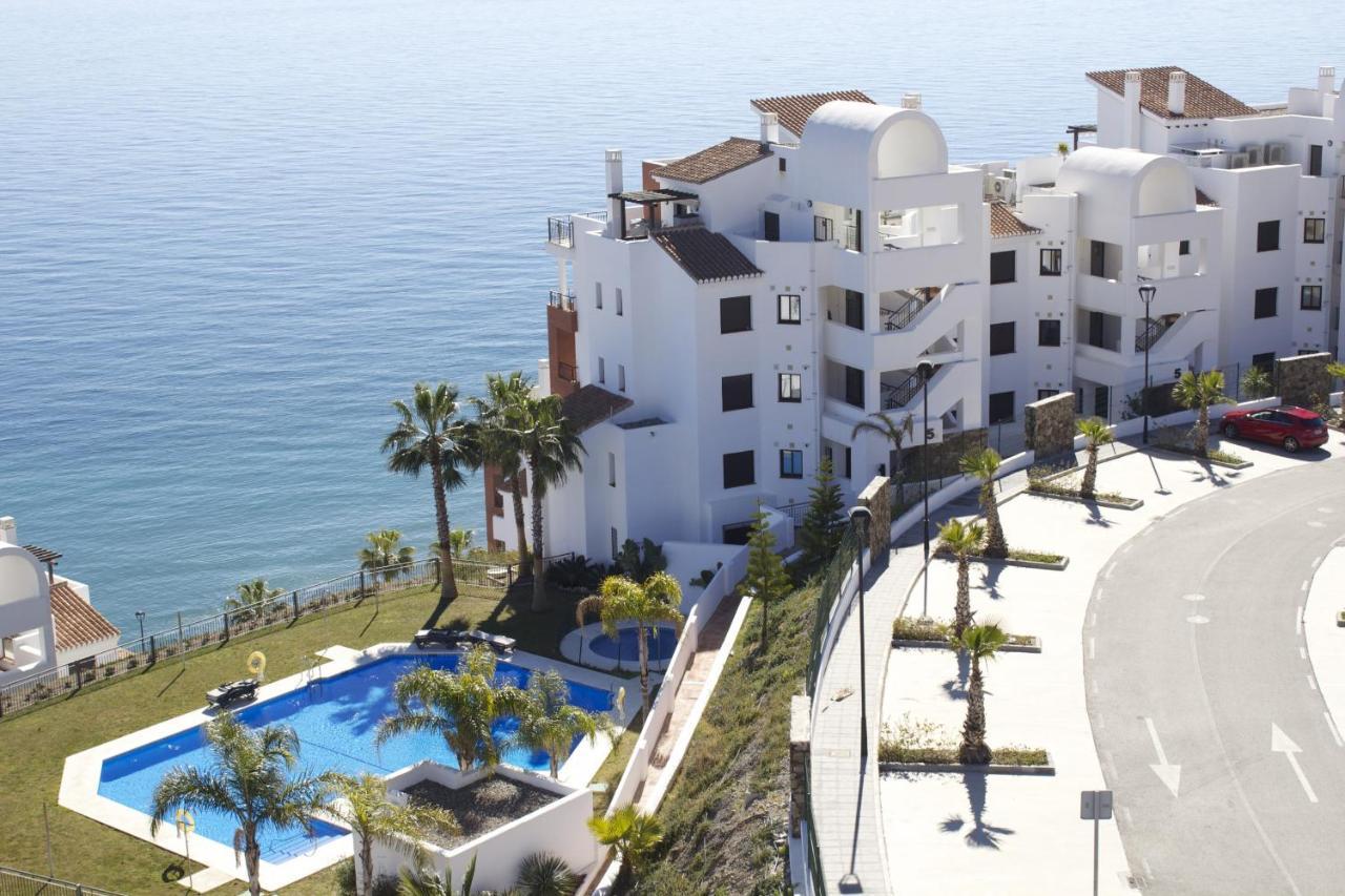 Apartamento Vista Mar Frontal Garaje Y Wifi Torrox Buitenkant foto